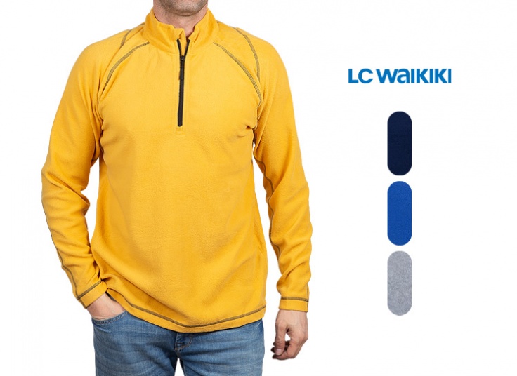پلار نیم زیپ مردانه LC Waikiki