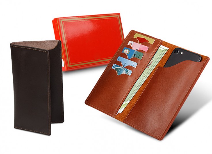 کیف پول و موبایل چرم