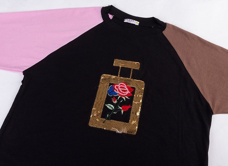 بلوز زنانه گره ای طرح Perfume