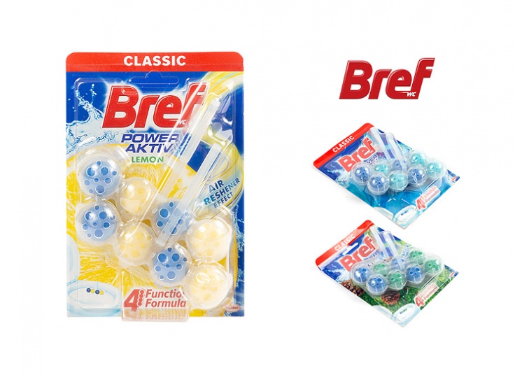 قرص ضد عفونی و خوشبو کننده توالت فرنگی BREF