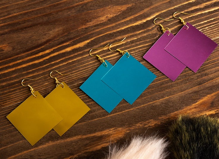 گوشواره پولکی