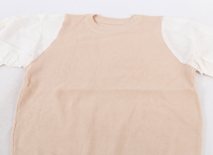 بلوز بافت آستین فانتزی