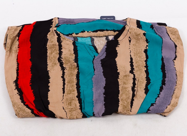 پیراهن ساحلی یقه کوبایی