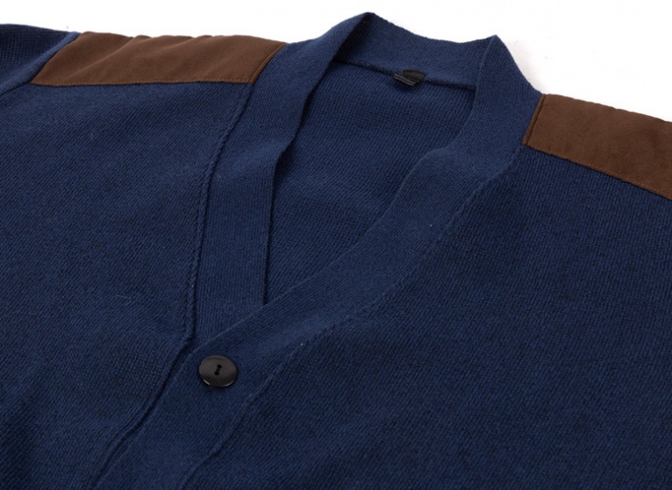 ژاکت بافت دکمه دار مردانه