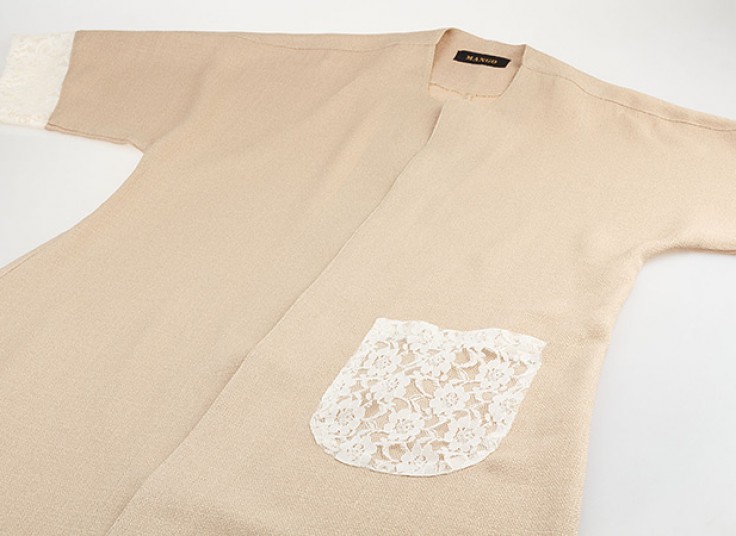 مانتو گیپوردار طرح Mango