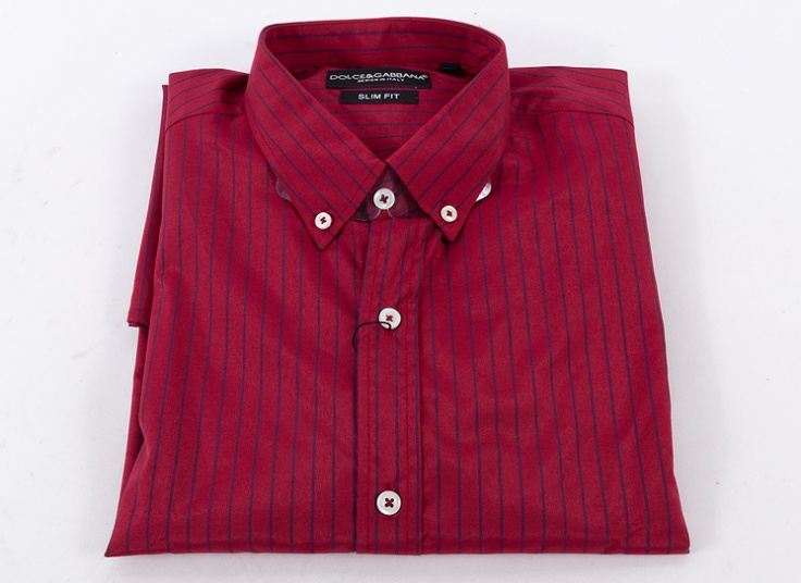 پیراهن مردانه راه راه طرح D&G