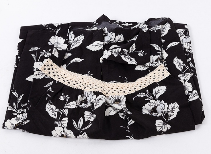 پیراهن نخی طرحدار