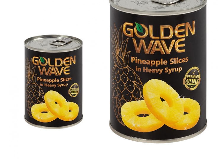 کمپوت آناناس GOLDEN WAVE