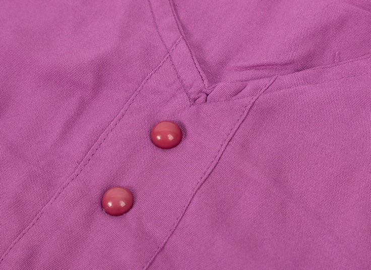 سارافون زنانه یقه‌ دکمه‌ دار