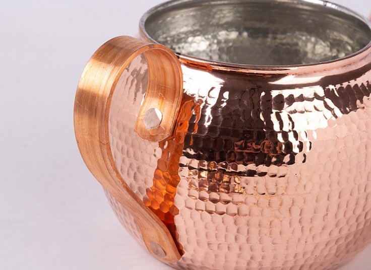 انواع ظروف مسی چکش کاری شده