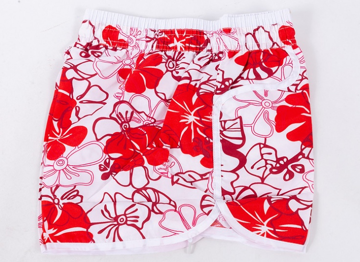 شلوارک زنانه طرح هاوایی