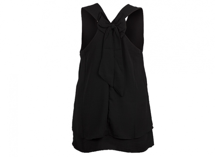 تاپ حریر کرپ Bow tie