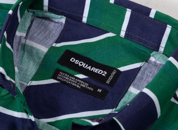 پیراهن مردانه راه راه DSQUARED