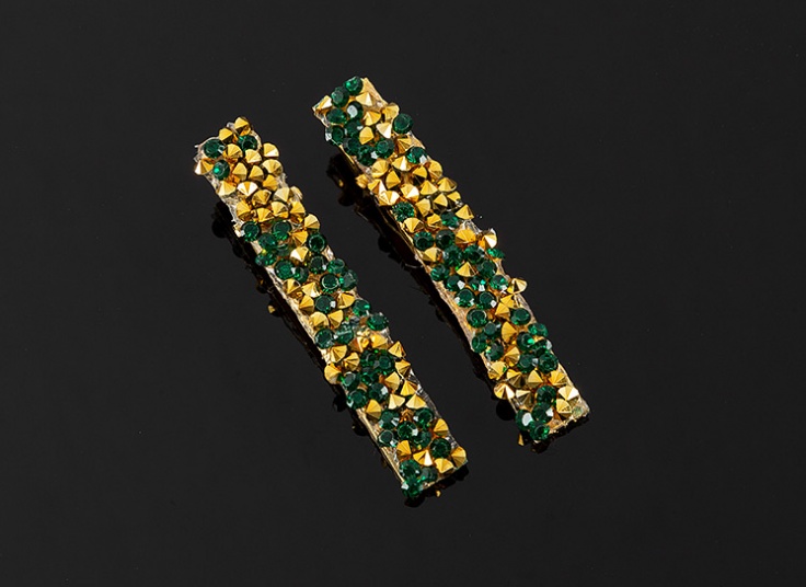 بسته دو عددی گیره مو کریستالی