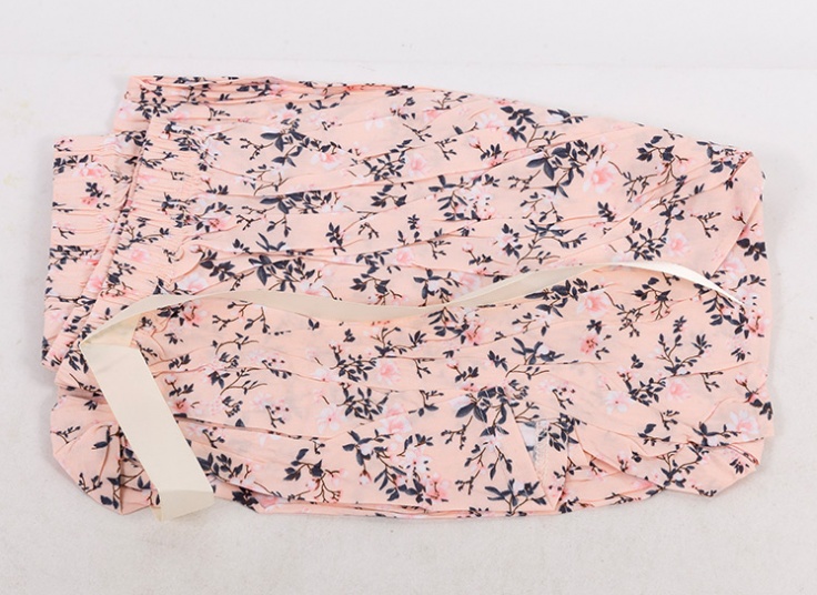 شلوار نخی گلدار PR