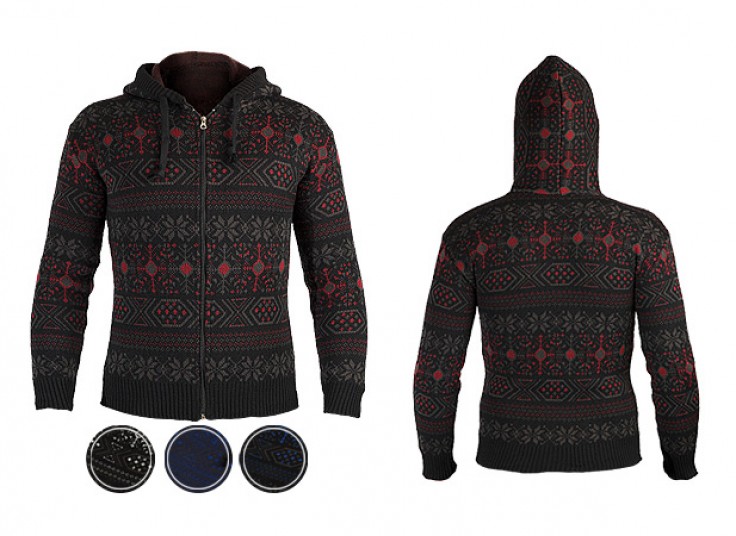 سویشرت بافت کلاهدار SnowFall