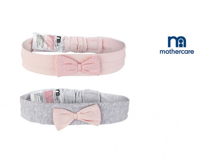 پک دو عددی هدبند بچگانه mothercare