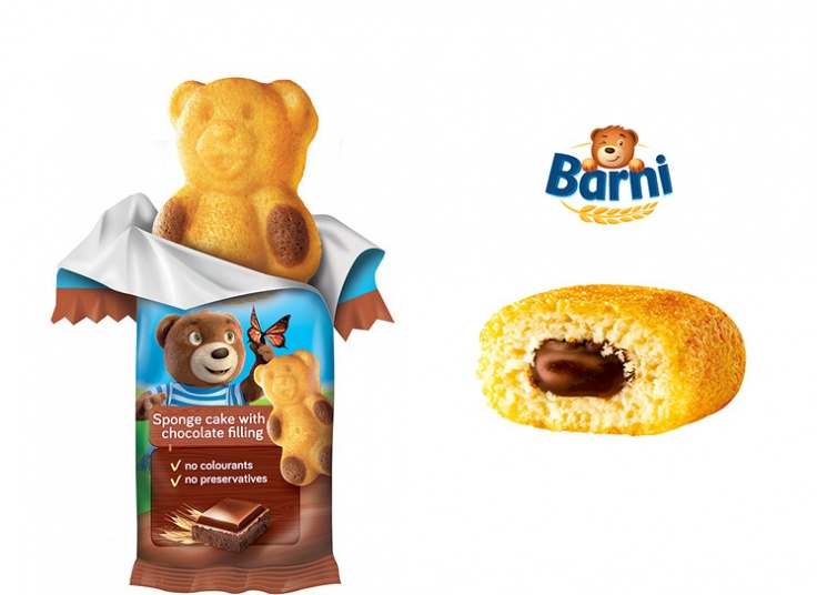 کیک شکلاتی Barni