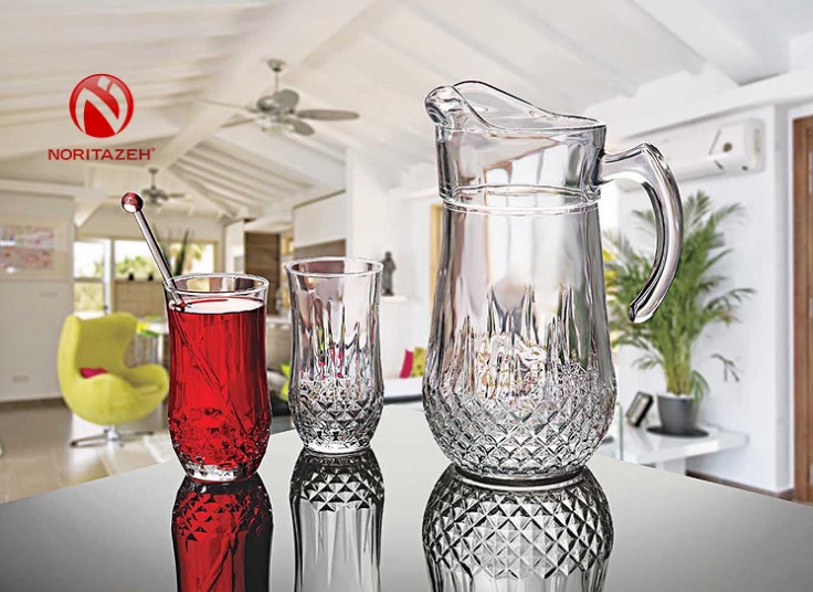 پارچ و لیوان نوری تازه مدل اپرا