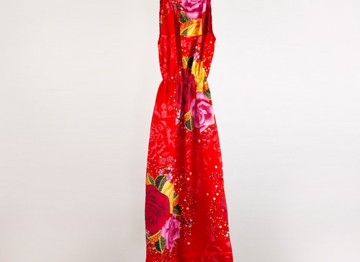 پیراهن ساحلی گل‌دار زنانه