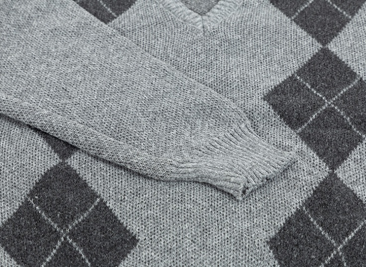 بلوز بافت مردانه طرح اسکاچ