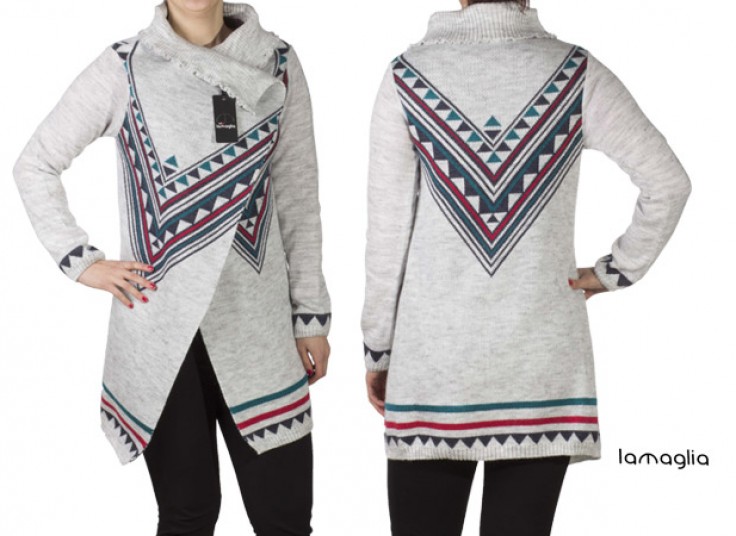 پانچو بافت اسپرت Lamaglia