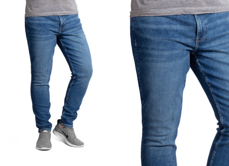 شلوار جین سایز بزرگ  MANGO