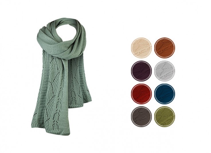 شال بافت زمستانی Knitted Rhombus