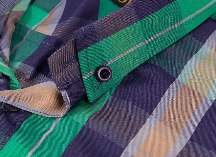 پیراهن مردانه چهارخانه طرح Polo