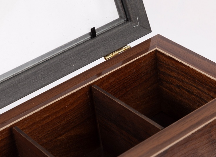 جعبه پذیرایی چوبی