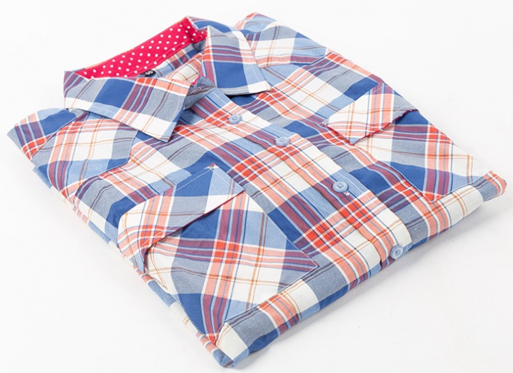 شومیز چهارخانه زنانه