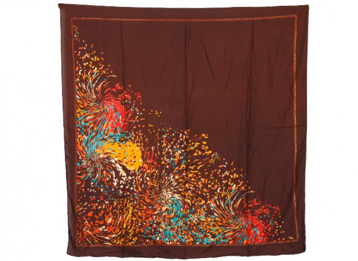 روسری نخی طرحدار