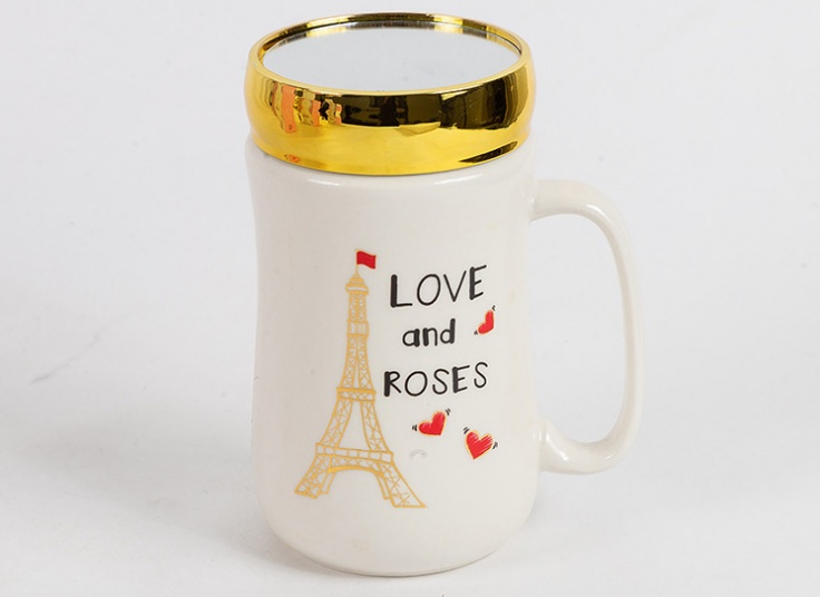 ماگ درب دار آینه ای