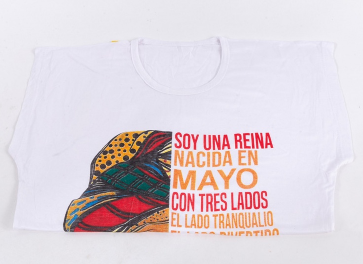 تاپ زنانه طرح چهره