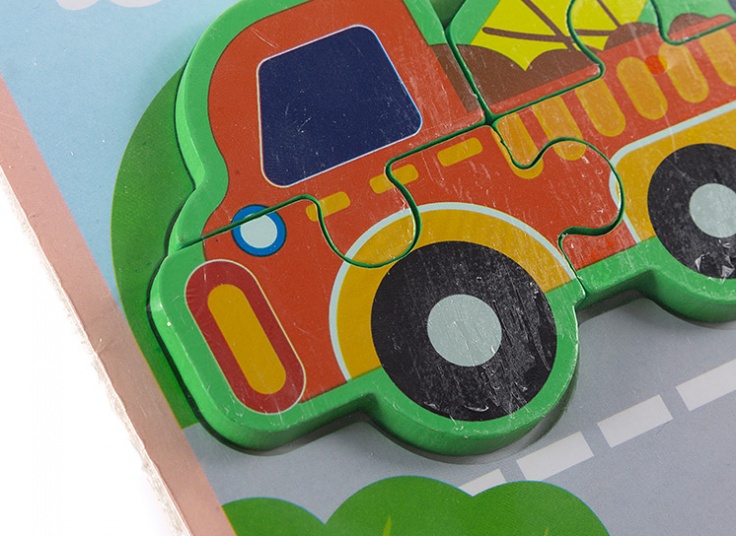 پازل چوبی برجسته