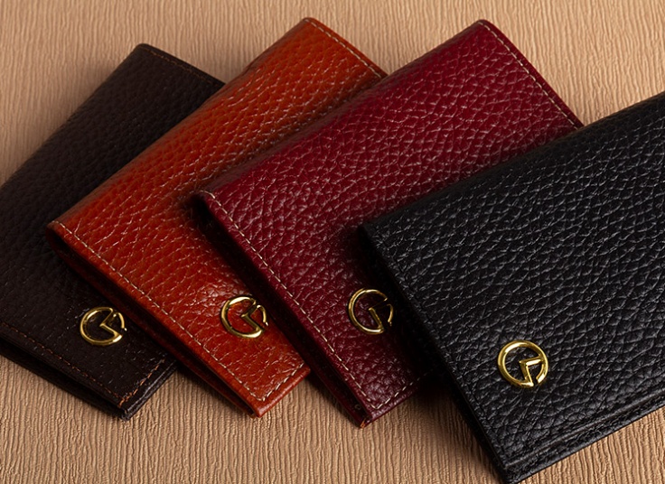 کیف پول چرم طبیعی مدل جیبی