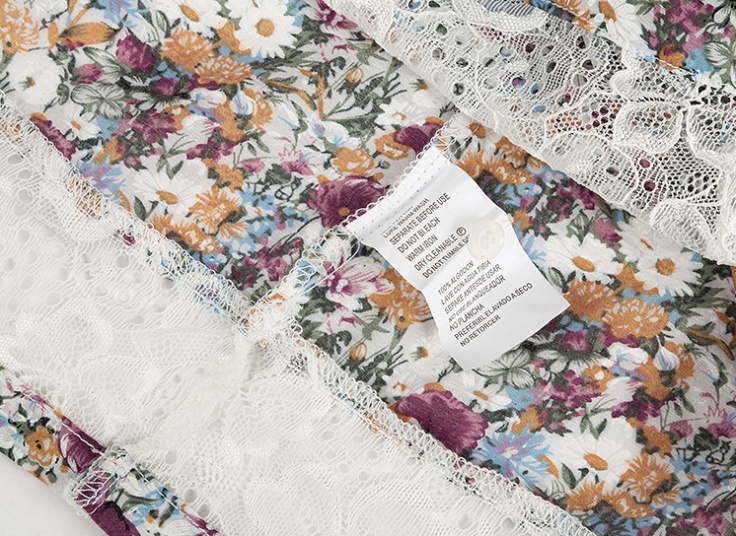 بلوز زنانه گیپور دار Mengyishang