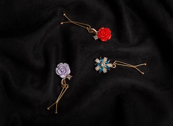 گیره روسری نگین دار