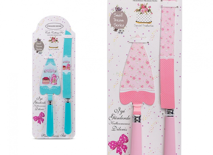 کارد و کفگیر سرو کیک ENGLISH HOME