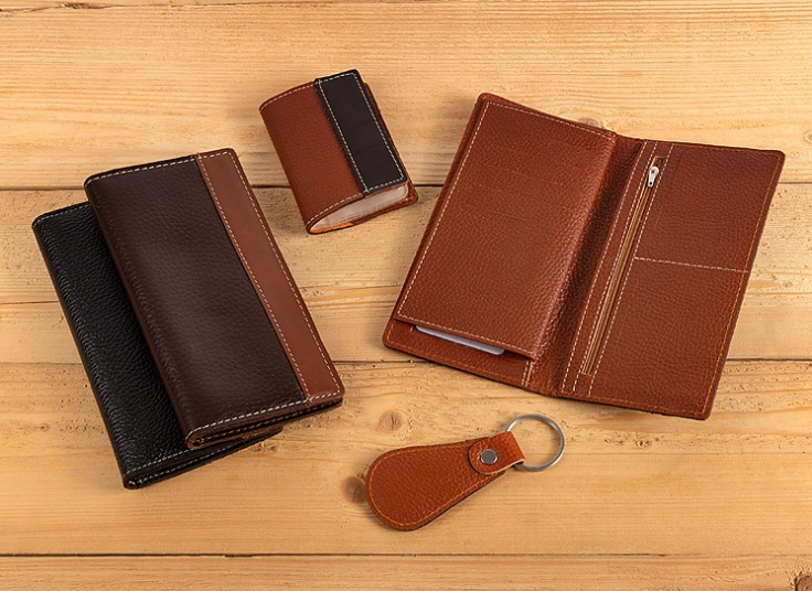 ست سه تکه کیف چرم