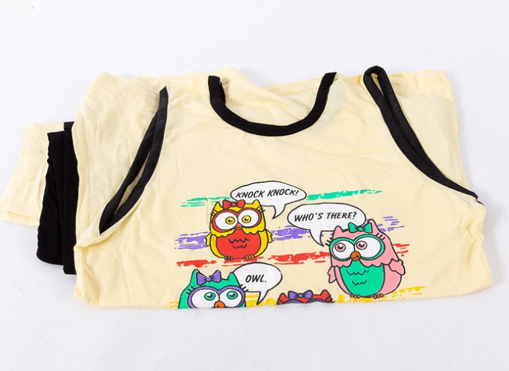 ست تاپ و شلوار طرح جغد