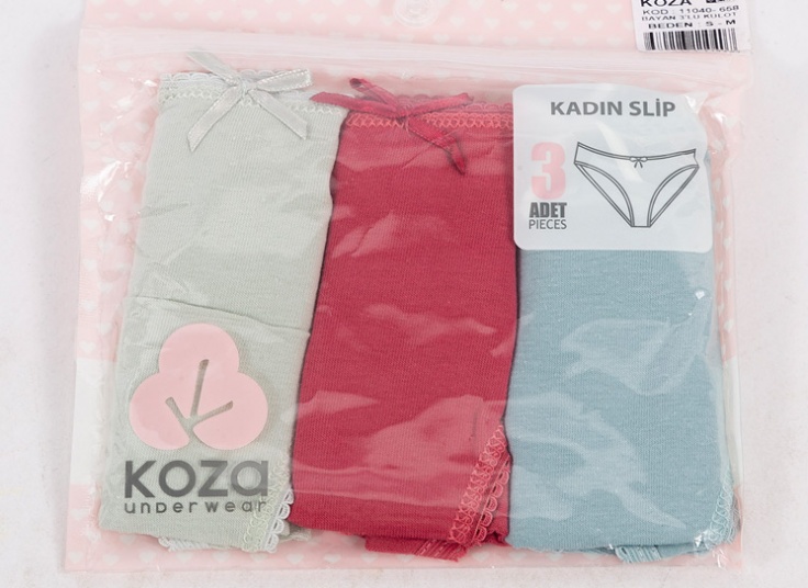 پک سه عددی لباس زیر زنانه KOZA
