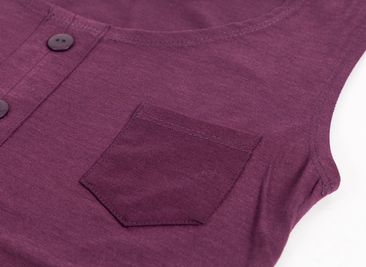 تاپ زنانه تک جیب