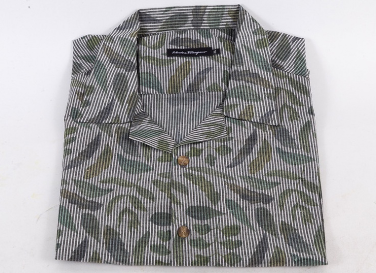 پیراهن مردانه طرحدار Salvatore Ferragamo