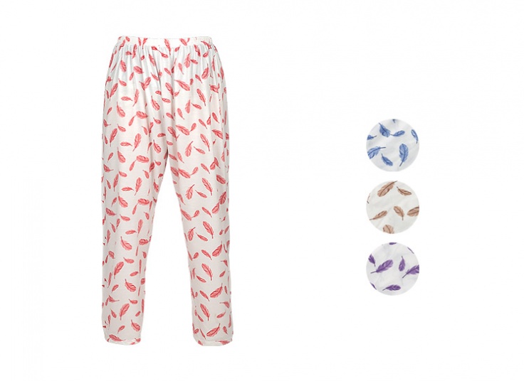 شلوار راحتی زنانه طرح پر