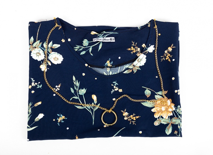 تونیک نخی گلدار