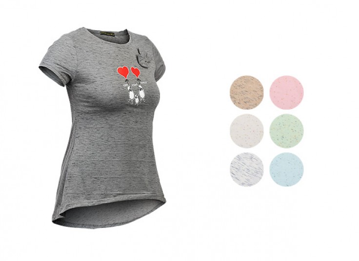 تیشرت زنانه پاپیون دار