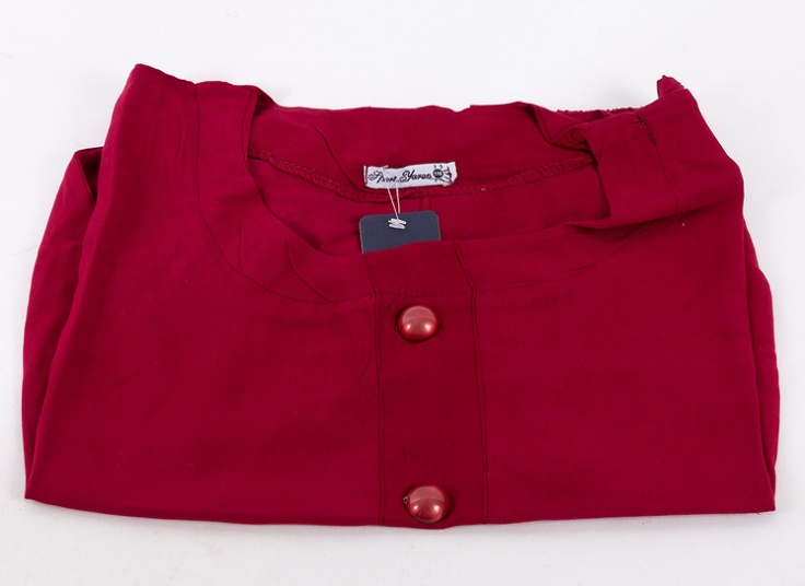 کراپ نخی دکمه‌دار کد14276