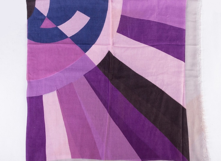 روسری قواره دار ZIBOO طرح Chanel