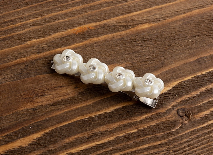 گیره مو انبری مرواریدی